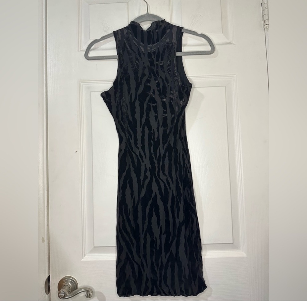 Naked Wardrobe Tiger Print BodyCon MobWife Dress Size M